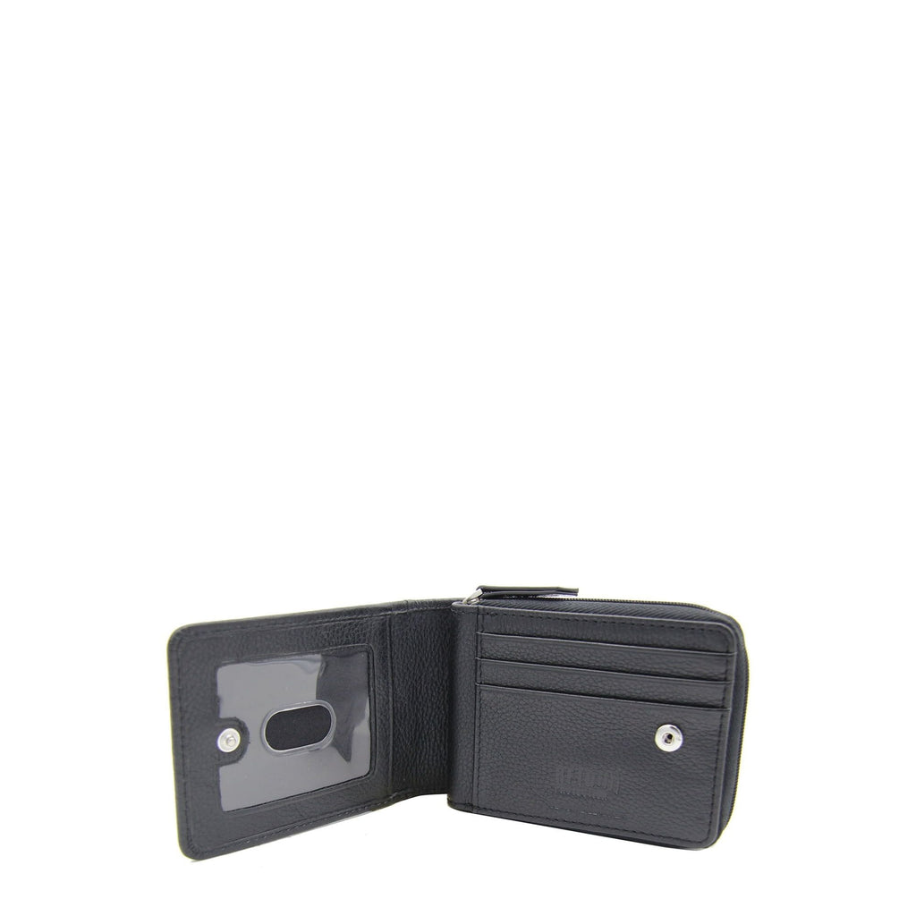 George Men's Milled Zip Around Wallet With Extra Pocket EasyOptionXY LLC