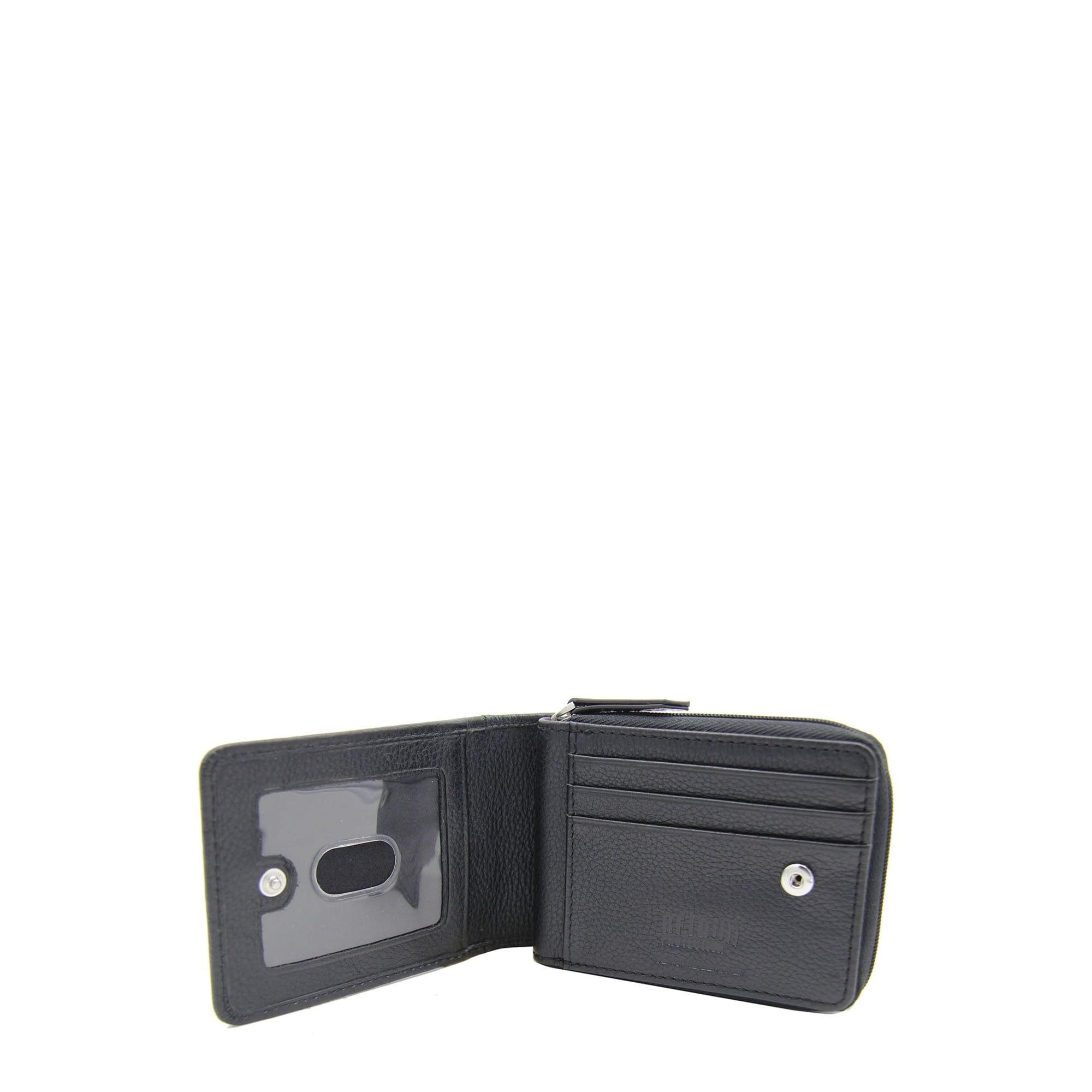 George Men's Milled Zip Around Wallet With Extra Pocket EasyOptionXY LLC