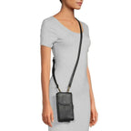 Time and Tru Women's Natalie Phone Case Cellie Wallet on a String Black EasyOptionXY LLC