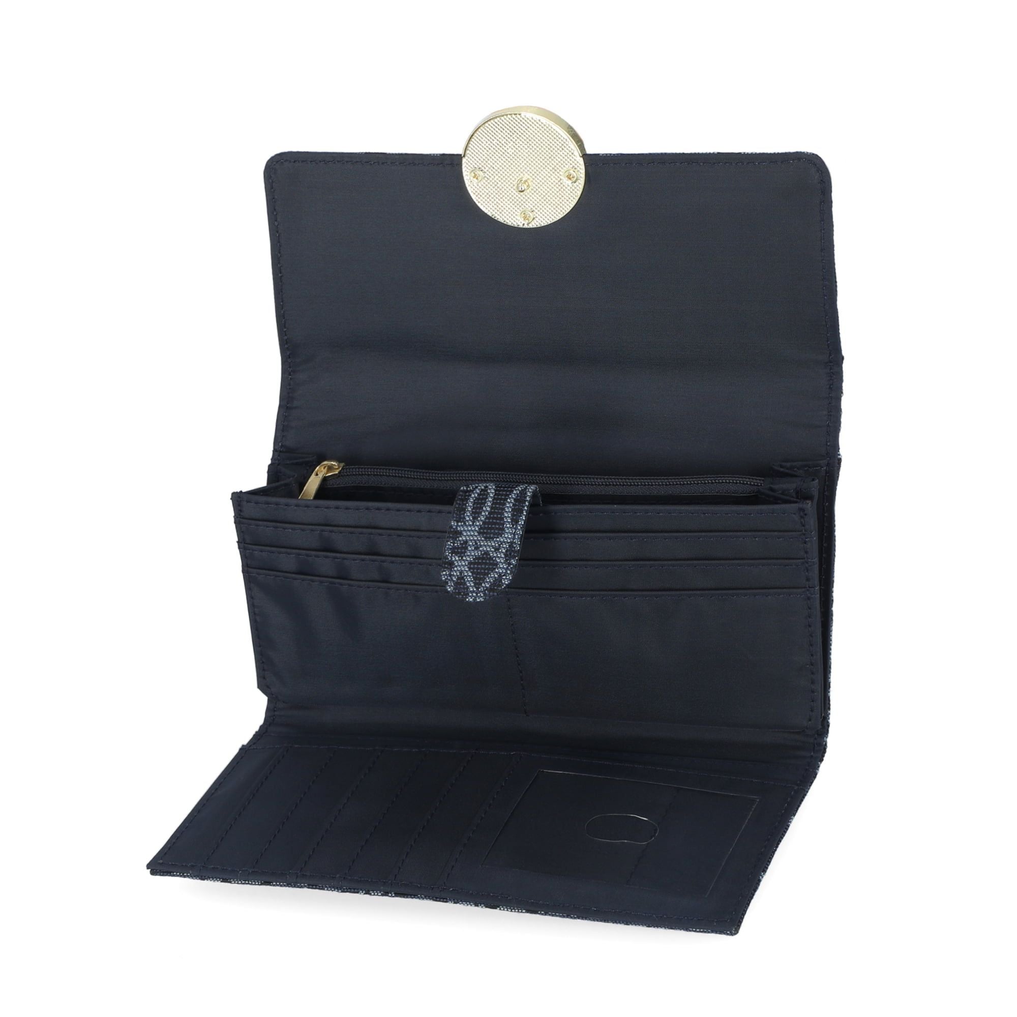 Piper Clutch Wallet Blue