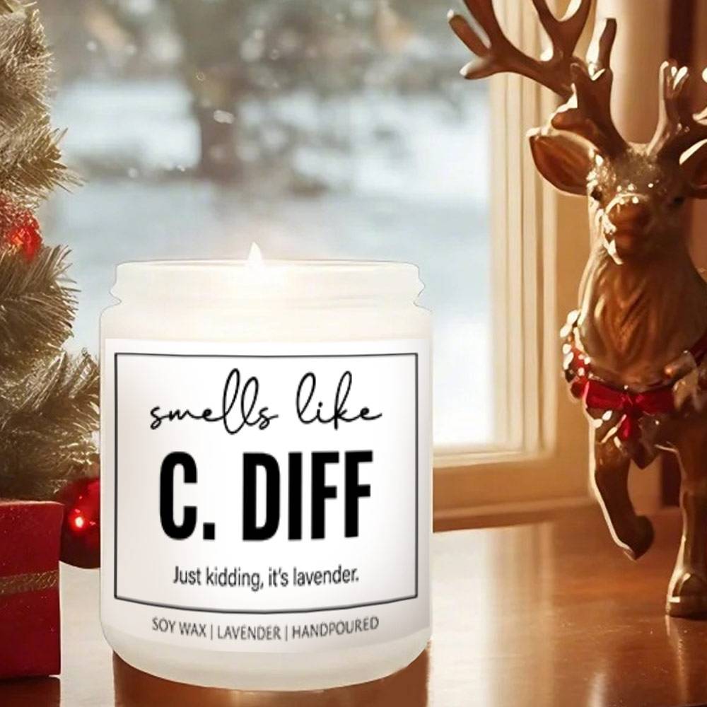 1pc Humorous Lavender Scented Candle - Glass Candle for Nurses Appreciation, RN, Nurse Practitioner, School Nurse Gifts - Thank You, Graduation Present - Handpoured Soy Wax, No Electricity Needed Lootquake LLC