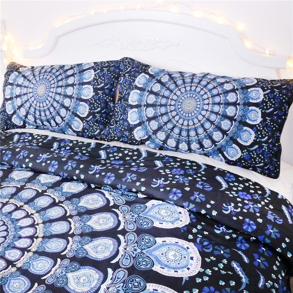 Blue Peacock Bedding Pi-Mart
