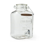 Better Homes & Gardens Clear 2 Gallon Glass Beverage Dispenser with Glass Clamp Lid