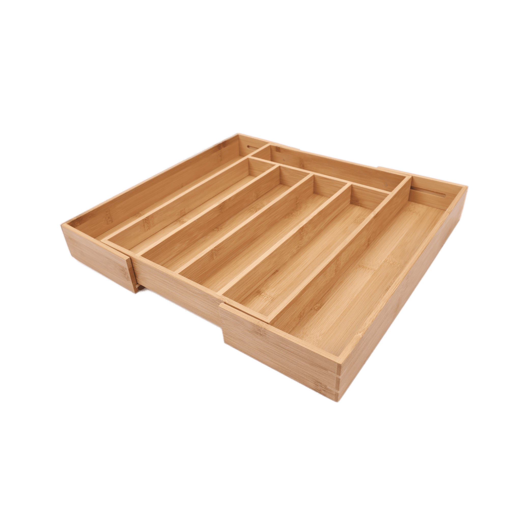 Better Homes & Gardens Natural Bamboo Expandable Silverware Organizer, 13.98 x 10.04-15.35 x 1.97 inches EasyOptionXY LLC