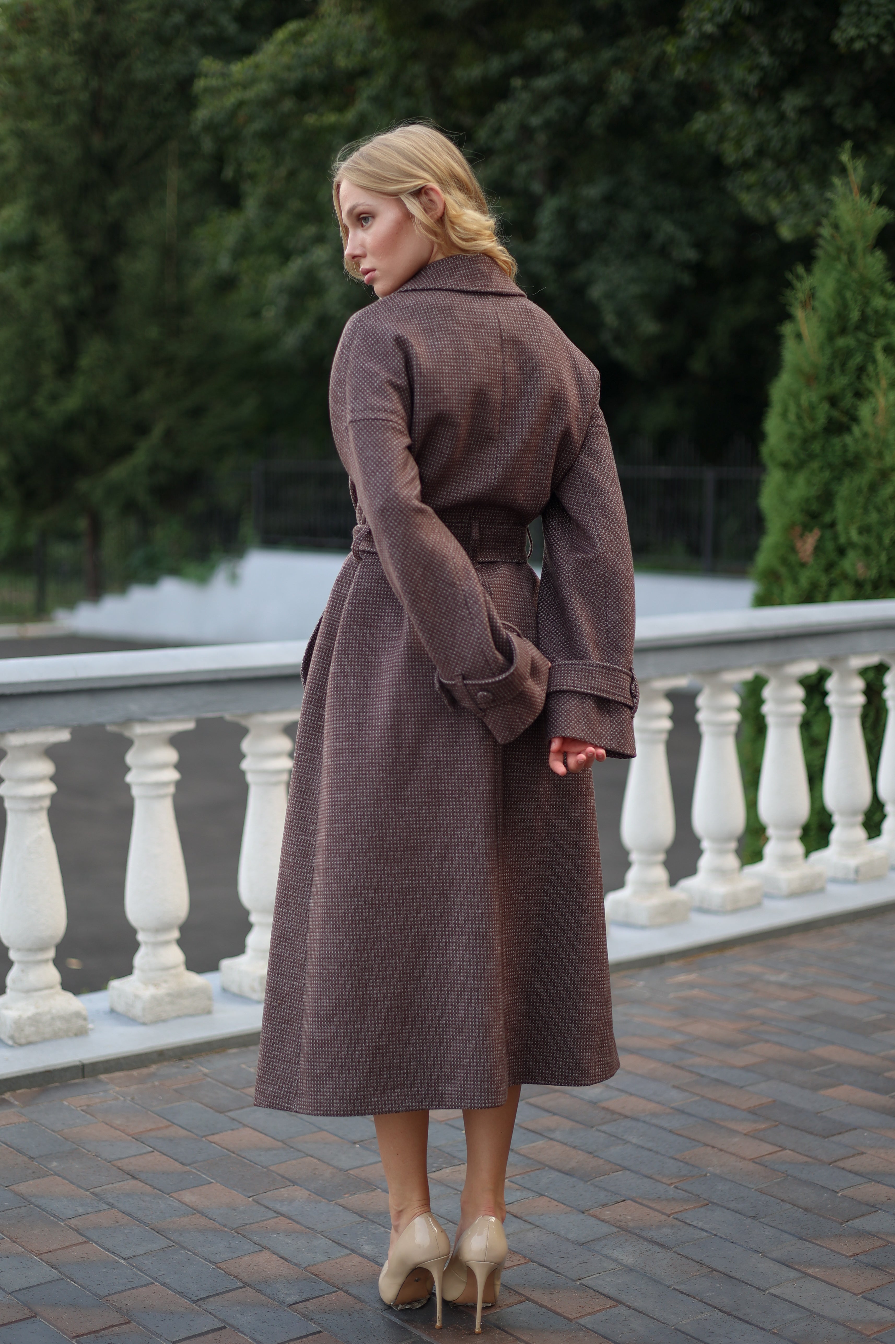 Classic Alpaca Wool Blend Coat - SJB-DIAMOND ELITES