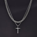 Vnox Mens Cross Necklaces Pi-Mart