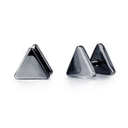 Small Black Punk Stud Earrings Pi-Mart