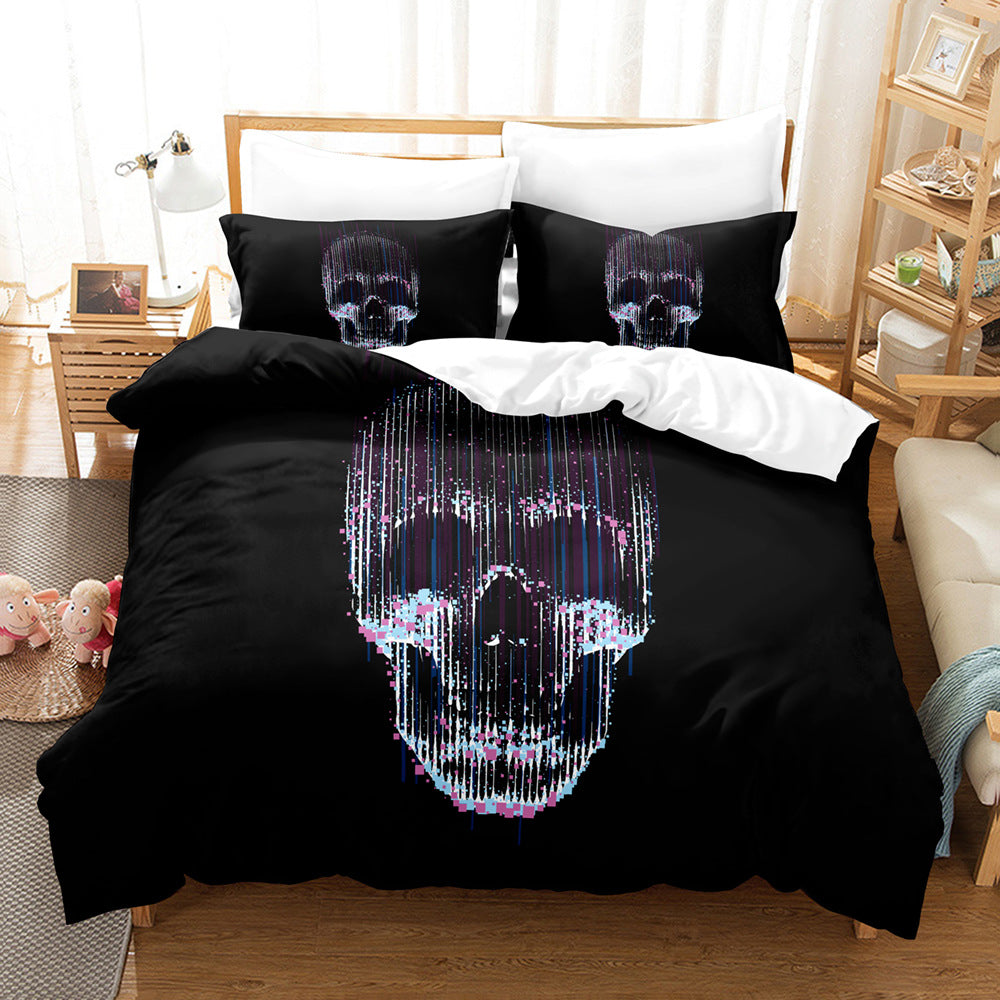 Digital Quilt Cover Pillowcase Three Piece Set Pi-Mart