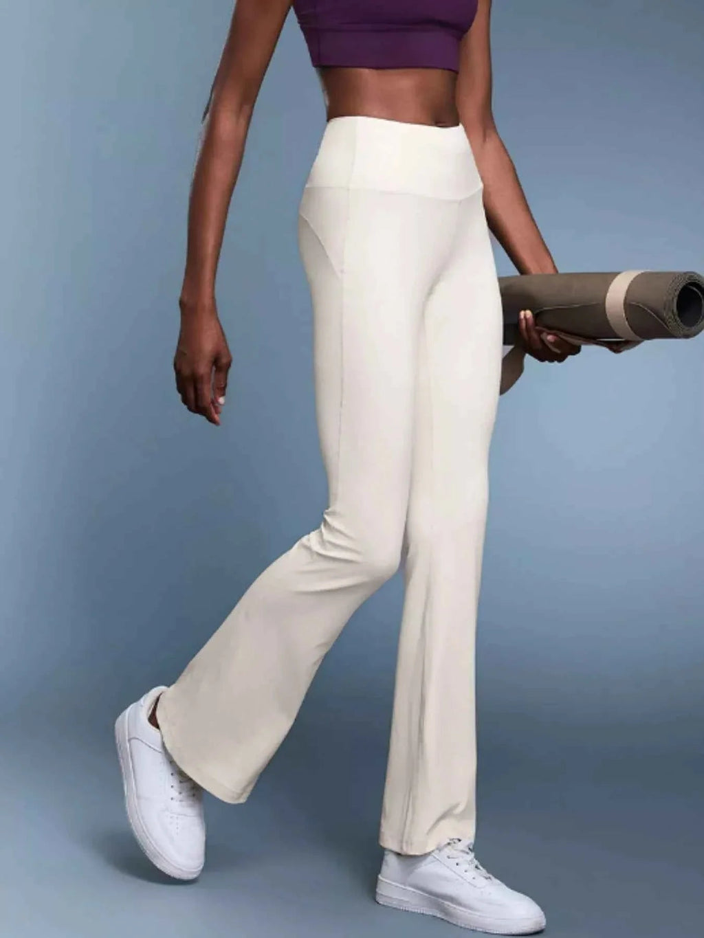 High-Waisted Flare Active Pants THRIXINE