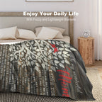 1pc Cozy Flannel Blanket - To My Wonderful Mom, Mother's Day Gift, Your Daughter All-Season Softness For Car, Sofa, Couch, Office, Camping, Bed, Travel, And Living Room, Gifts For Friends, Sisters, Family, Birthday Day Gradua