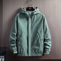 Spring And Autumn Men's Jacket Student Autumn Workwear Jacket Hooded Pi-Mart