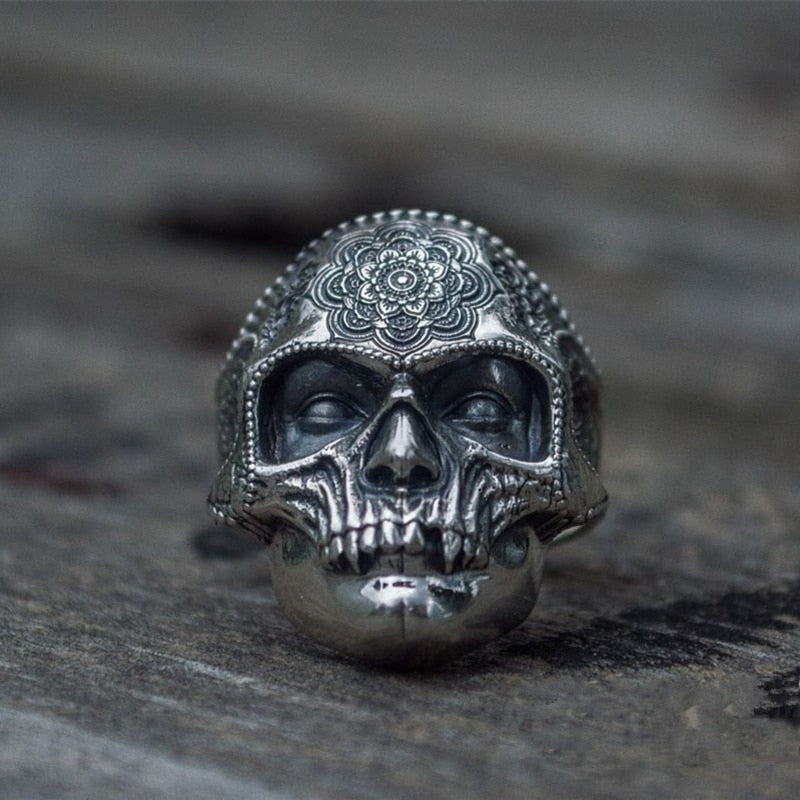 Sugar Skull Ring - SJB-DIAMOND ELITES
