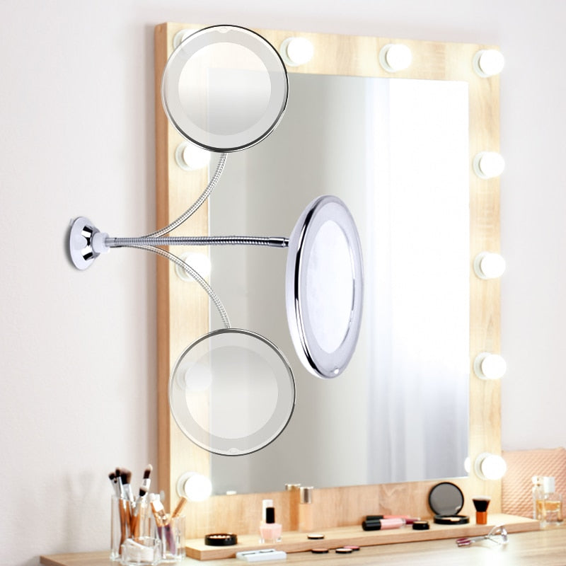 LED Lighted Makeup Mirror - SJB-DIAMOND ELITES