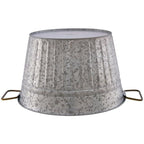 Better Homes & Gardens- Round Galvanized Tub, 15.0 in L x 15.0 in W