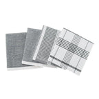 Better Homes & Gardens 4-Piece Oversized Dish Cloth Set, Rich Black EasyOptionXY LLC