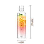 750ml Large Capacity Glass Water Bottle With Time Marker Cover For Water Drink Transparent Milk Juice Simple Cup Birthday Gift Sport Grey Glass Bottle Glass Bottle with Hourly Time Marker Leak Proof Reusable Water Bottle Stevvex