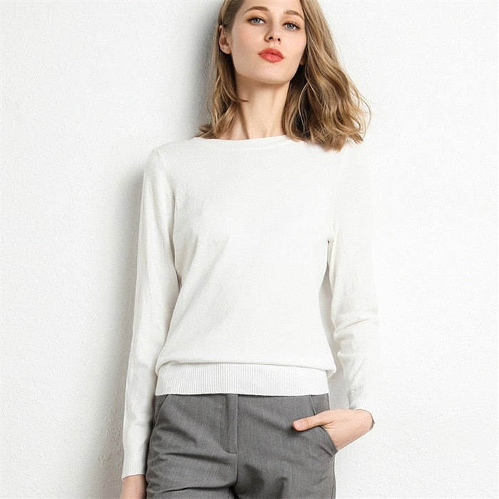 Knitted Pullover Women Sweater Pi-Mart