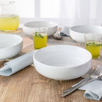 Better Homes & Gardens- White Round Porcelain Serve Bowl EasyOptionXY LLC