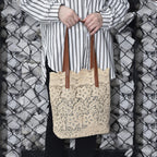 Lace hobo bag for women, shopping shoulder handbag, embroidered flower hollow tote bag - SJB-DIAMOND ELITES
