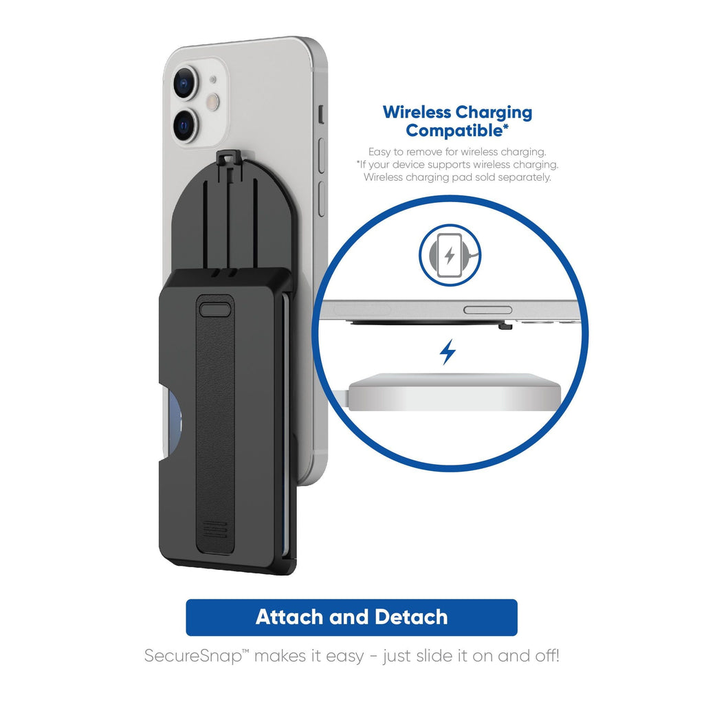 onn. Universal Detachable Wallet for Smartphones - Black EasyOptionXY LLC