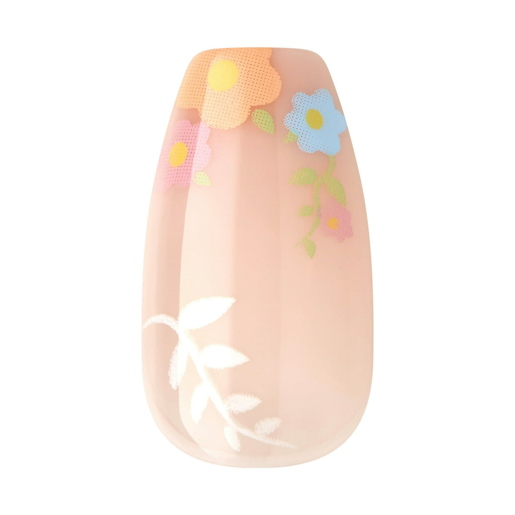 KISS imPRESS Medium Coffin Gel Press-On Nails, Glossy Light Pink, 30 Pieces EasyOptionXY LLC