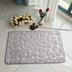 Absorbent Non-slip Stone Embossed Carpet Floor Mat Pi-Mart