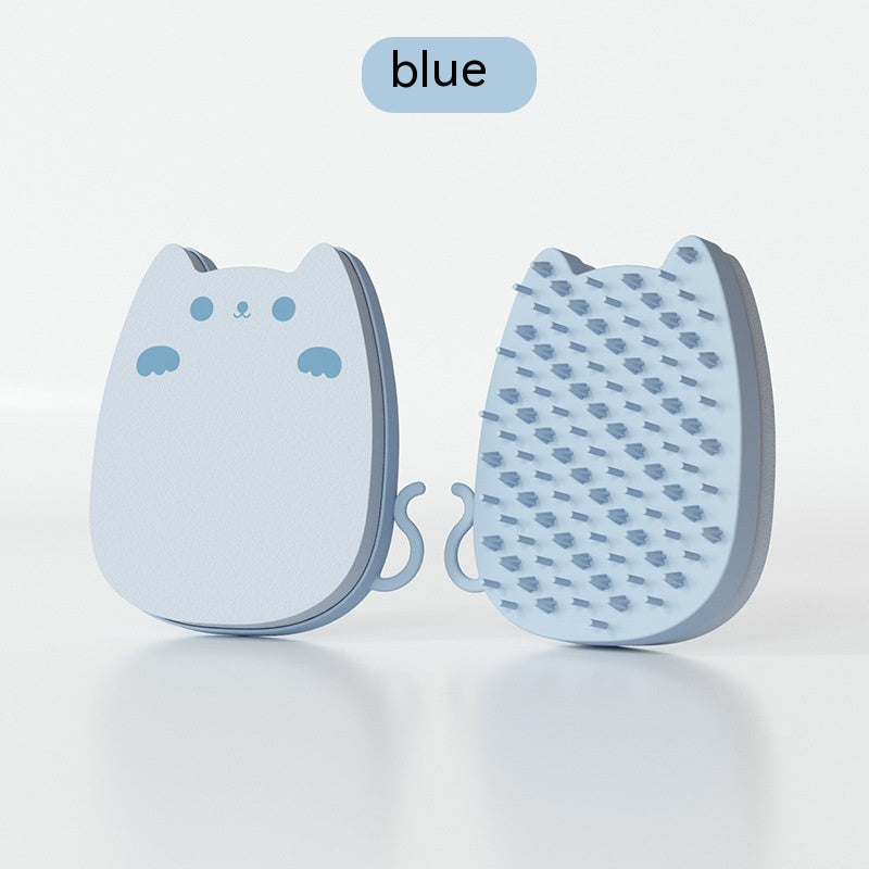 Pet Sponge Silicone Comb For Cats Pi-Mart
