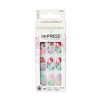 LoveShackFancy x imPRESS Limited Edition Medium Coffin Press-On Nails, Purple, 30 Pieces EasyOptionXY LLC