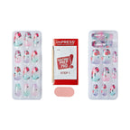 LoveShackFancy x imPRESS Limited Edition Medium Coffin Press-On Nails, Purple, 30 Pieces EasyOptionXY LLC