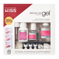 KISS Brush-On Gel Nail Kit, French & Natural Tips, 48 Count EasyOptionXY LLC