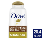 Dove Anti-Frizz Oil Therapy Shampoo for Dry Hair With Nutri-Oils to Treat Frizzy Hair; 20.4 oz