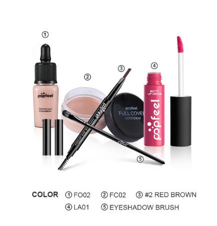 POPFEEL makeup set 5 pieces Pi-Mart