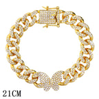 Iced Out Chain Bracelet Pi-Mart