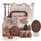 40pcs  Beauty Tools Major Combination Suit Face Wash Makeup Full Set