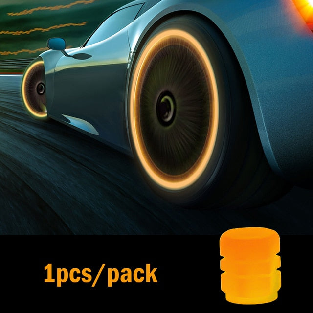 Fluorescent Night Glowing Valve Caps - SJB-DIAMOND ELITES