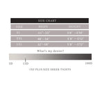 3 Pairs Plus Size Womens Sheer Tights 20D High Waist Control Top Pantyhose With Reinforced Toes - SJB-DIAMOND ELITES
