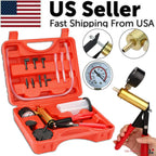 Hand Held Vacuum Pressure Pump Tester Set Brake Fluid Bleeder Bleeding Kit + Box Pi-Mart