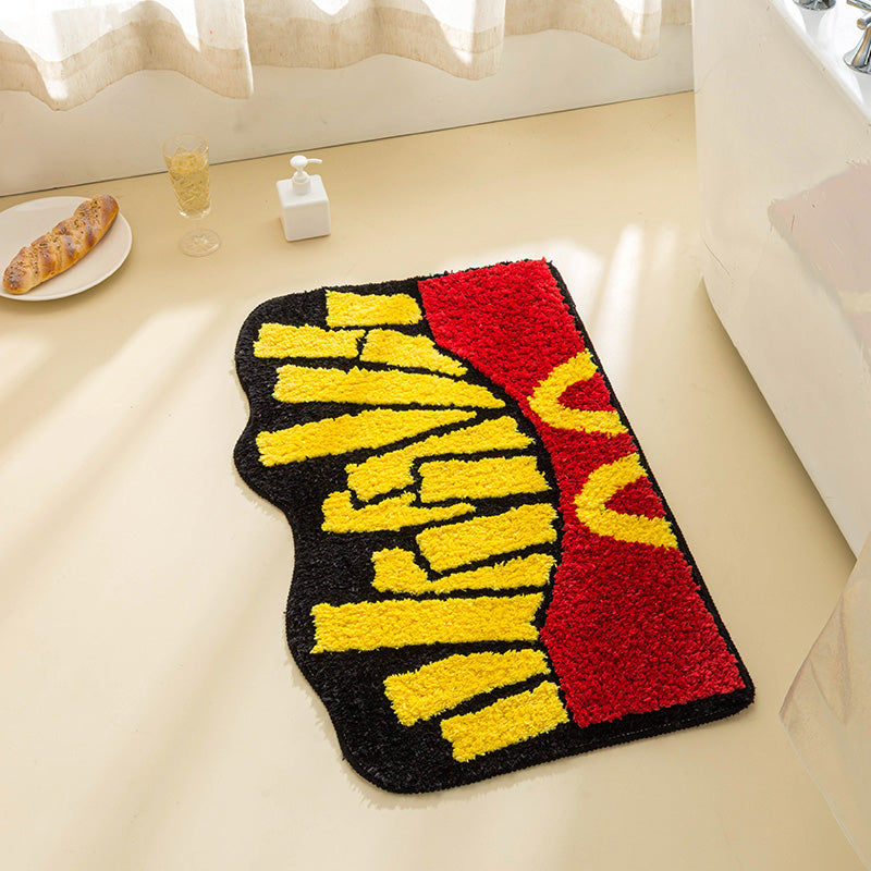 Household Fashion Bathroom Water-absorbent Non-slip Floor Mat Pi-Mart