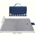 Waterproof Sandproof Picnic Blanket Beach Mat - Large, Machine Washable, Foldable, Ideal for Beach, Travel, Camping, Hiking, Park Grass, Indoor and Outdoor Activities