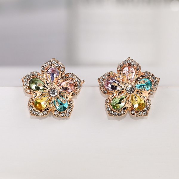 Christmas Snowflake Stud Earrings Pi-Mart