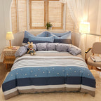 Twill Cotton Four-piece Set Seasons Quilt Cover Pi-Mart