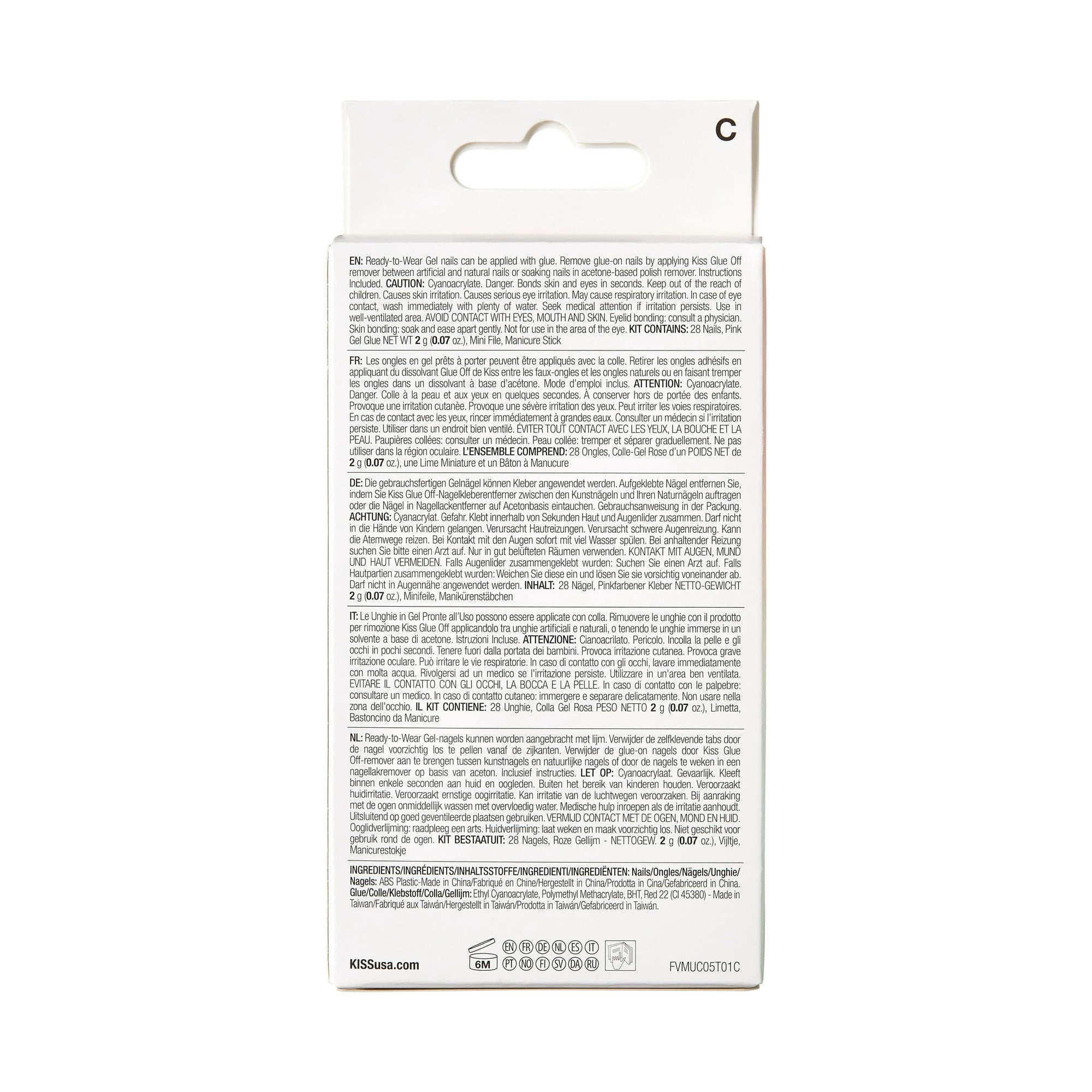 KISS Voguish Fantasy Fake Nails, 'Palm Trees', 28 Count EasyOptionXY LLC