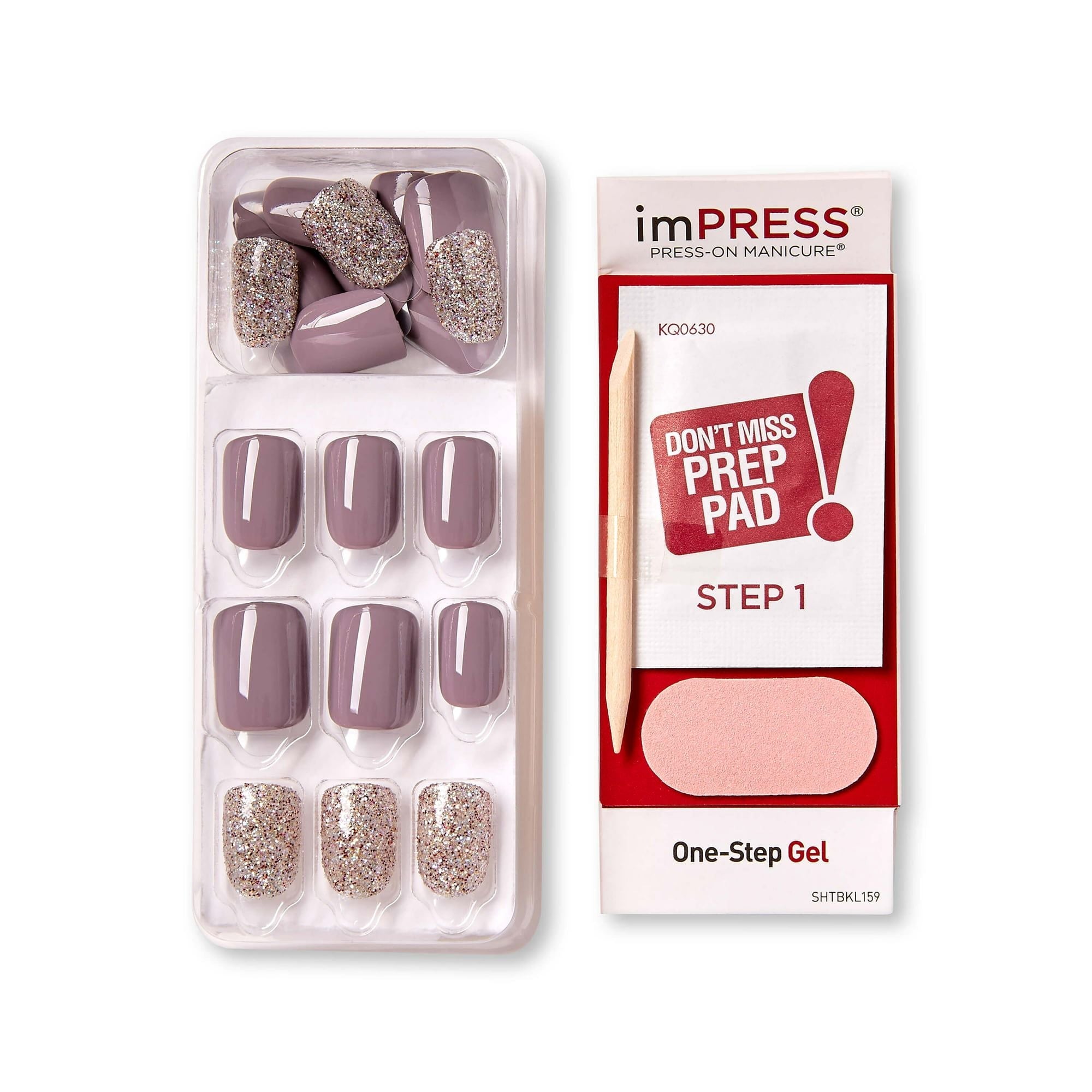 KISS imPRESS Press-on Manicure - Flawless, Short EasyOptionXY LLC