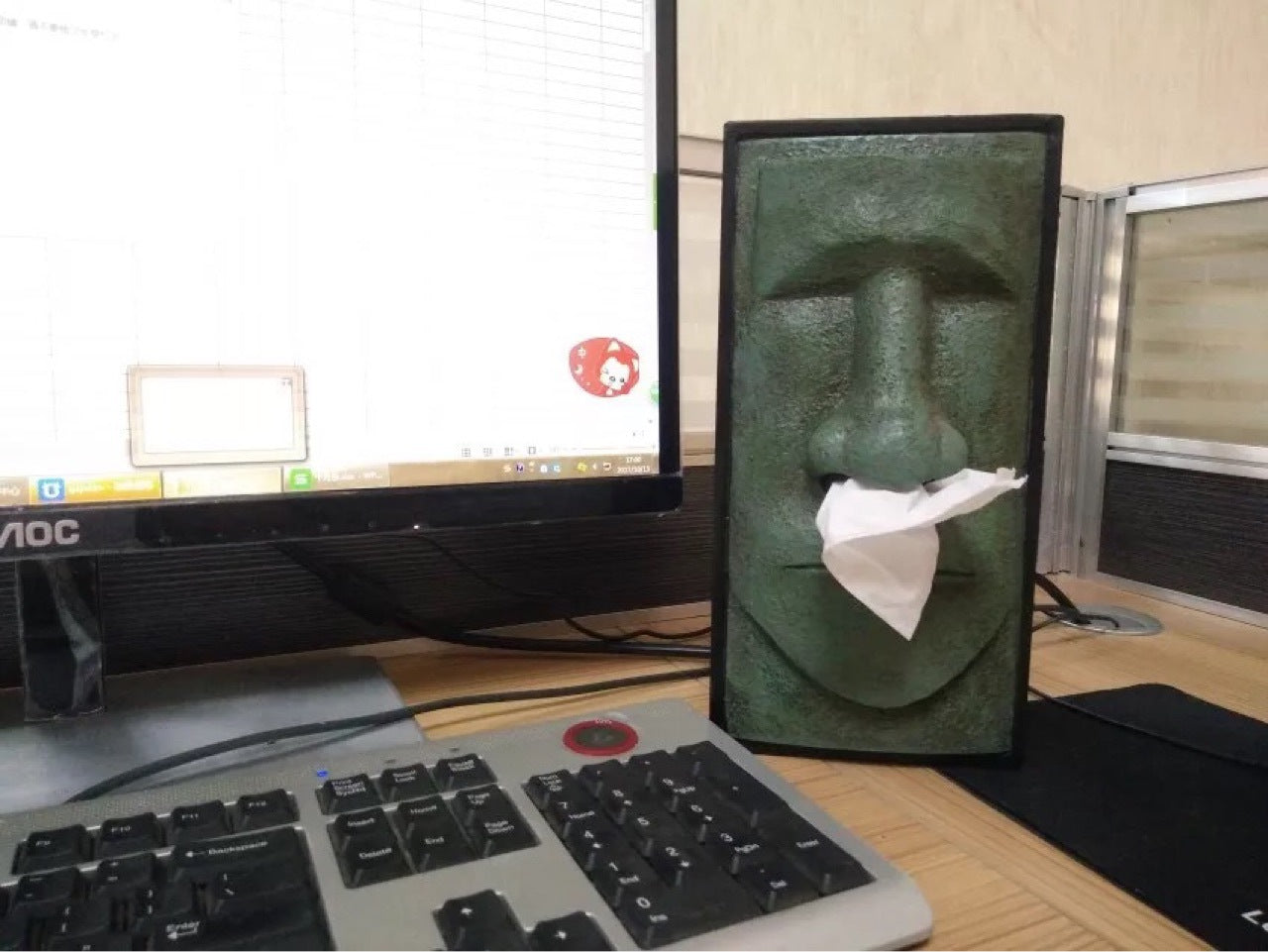 Easter Tissue Box Moai Tissue Pumping Monkey Tissue Box Pi-Mart