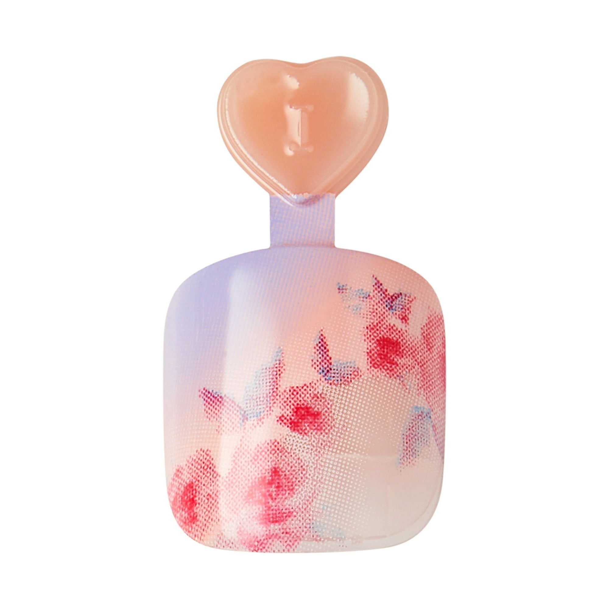 LoveShackFancy x imPRESS Mini Limited Edition Square Kids Press-On Nails, Pink, 20 Pieces EasyOptionXY LLC