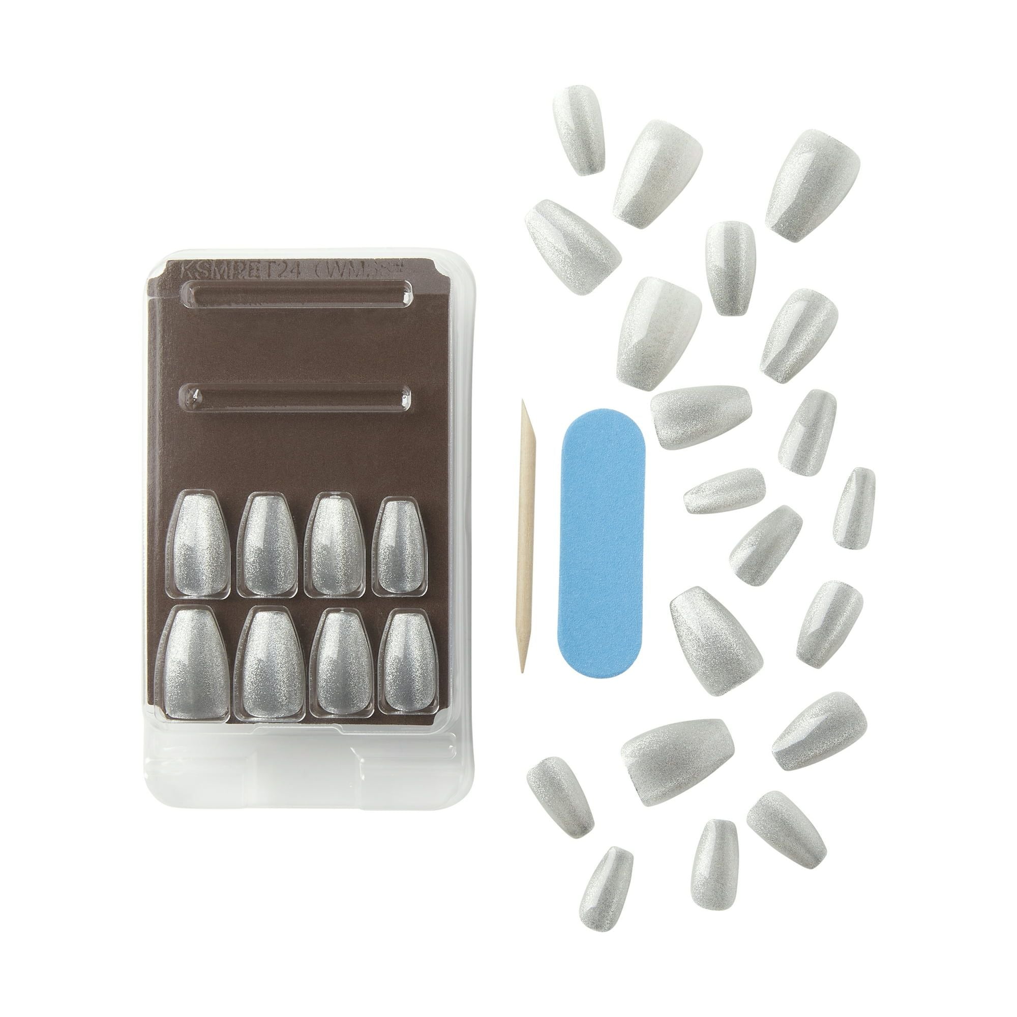 KISS Velour Fantasy Ready-To-Wear Sculpted Gel Nails, 'Celebrity', 28 Count EasyOptionXY LLC