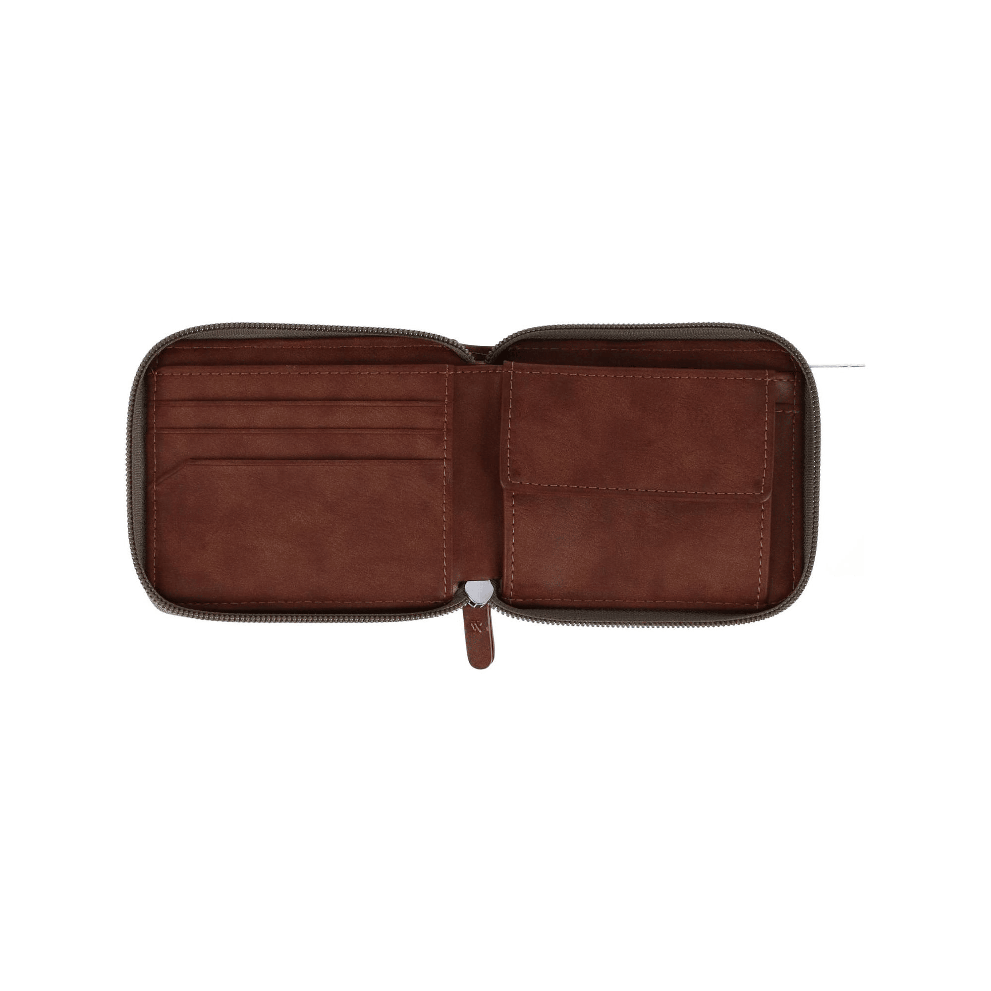 J. Buxton Men's RFID Slimfold Zip-Around Wallet Canvas, Olive EasyOptionXY LLC