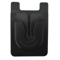 Lock-It Black: Exchangeable Phone Wallet, Velcro, Wireless Charging, Fits Standard Grips EasyOptionXY LLC