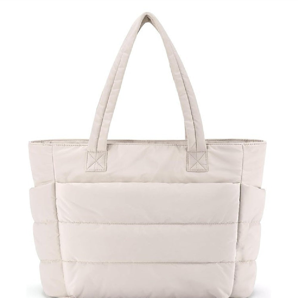Women's Cotton Handbag Large Zipper Travel Essential Pi-Mart