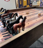Jumbo Horse Game with Stained Rails blastcornhole